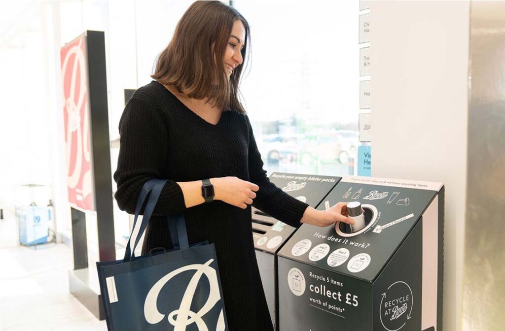 Cosmetics recycling - Recycle at Boots
